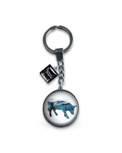 CowParade Glass Keyring - Vincent's Cow