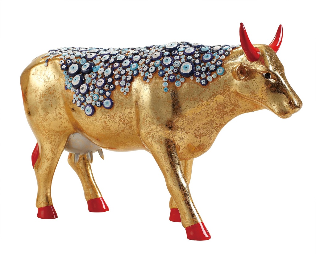 The Evil Eye Cow - aka Nazar Boncugu (large)
