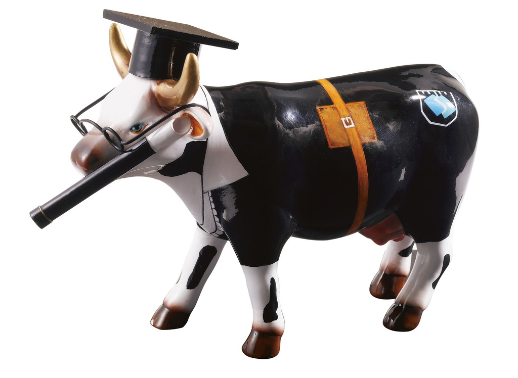 Cow Doutora (medium ceramic)