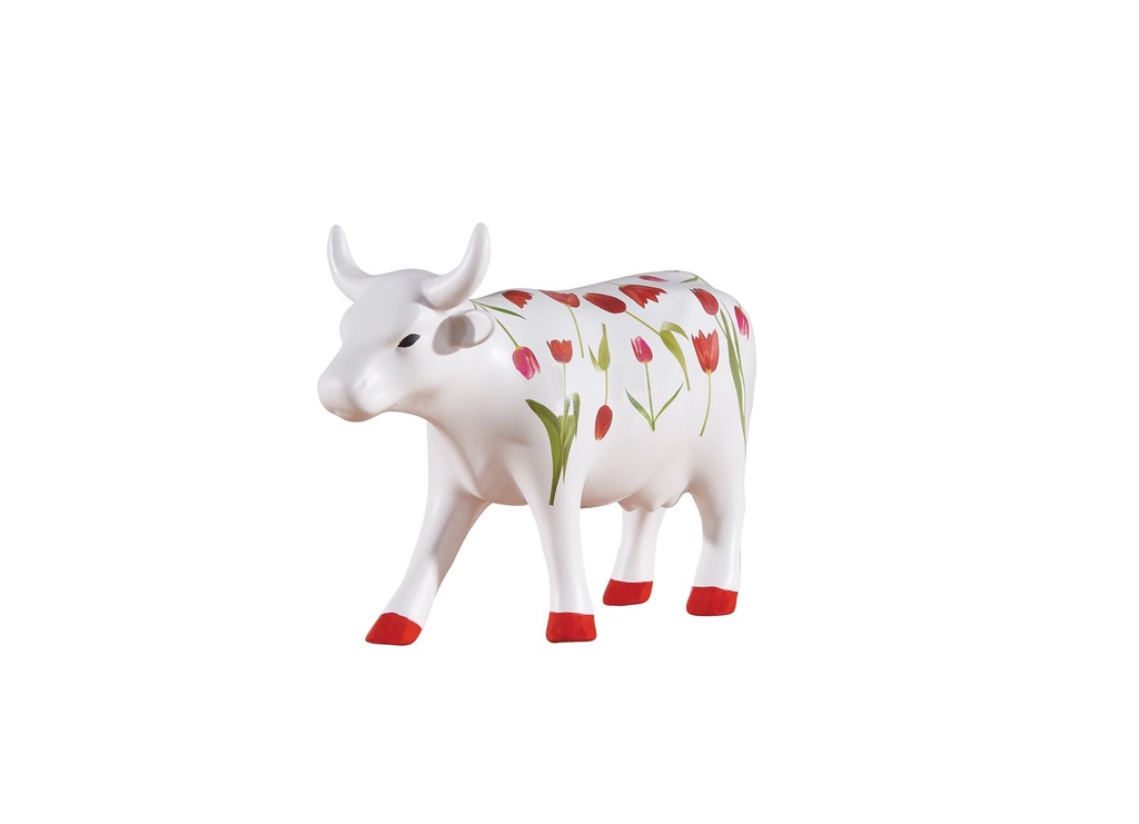 [47485] Tulip Cow (medium ceramic)