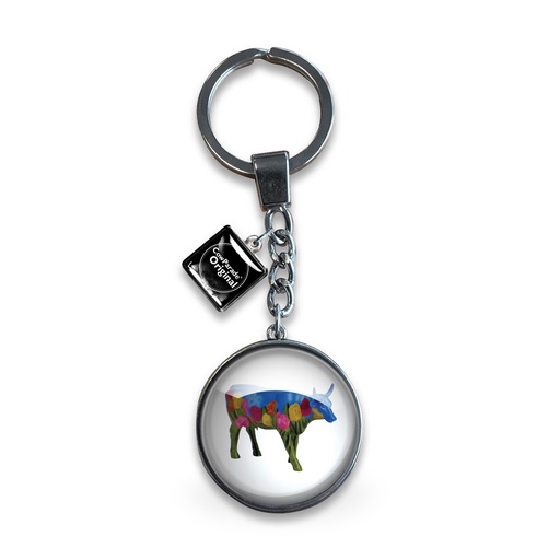 [40230] CowParade Glass Keyring - Netherlands