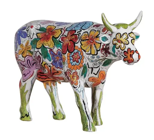 [46792] Vaca Floral (large)
