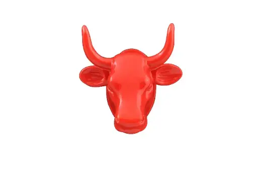 [49803] CowParade Magnet Red